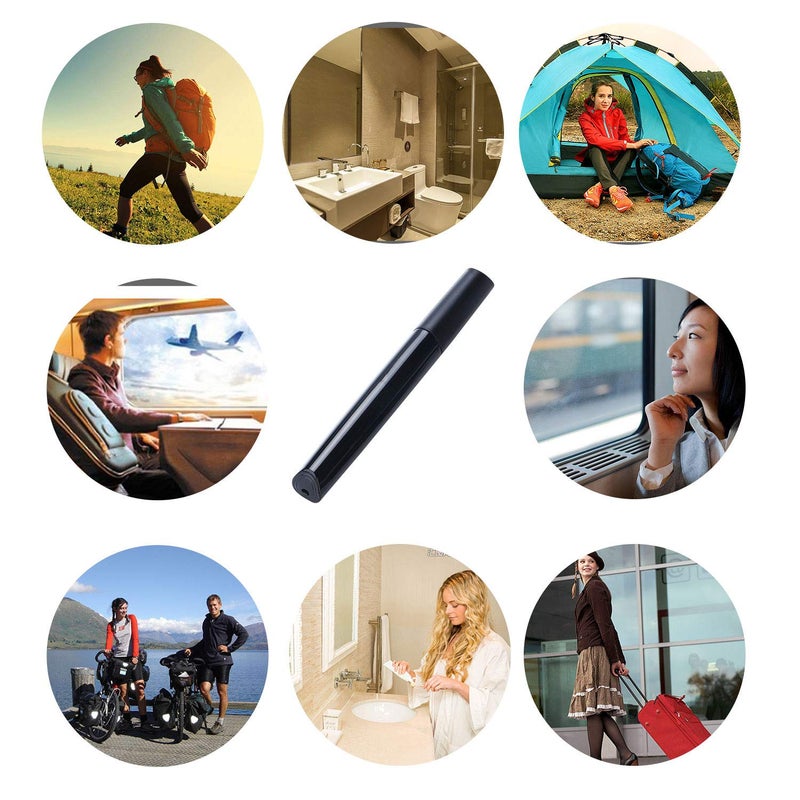 Hiyoo Portable Travel Toothbrush Case, Plastic Container Toothbrush Holder Brushes Box Breathable Design with Air Hole More Toothbrush Tube Container for Home Daily Business Use (2 Black) - Image 4
